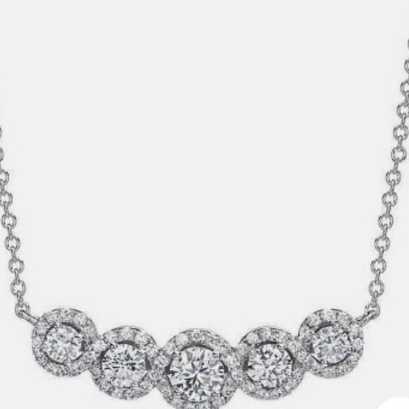 Faux Diamond Cubic Zirconia 925 Silver Filled Stud Dangling Earrings - Picture 7 of 8